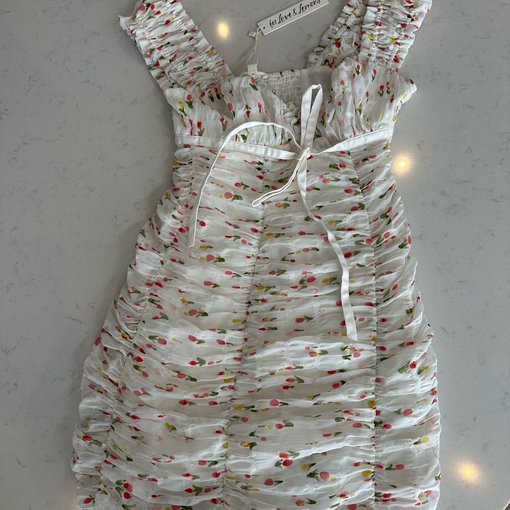 For Love and Lemons Elodie mini dress nwt
